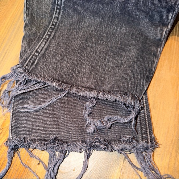 Abercrombie & Fitch Dark Blue Straight Leg Jeans - Picture 7 of 7